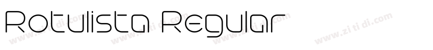 Rotulista Regular字体转换 Rotulista Regular字体转换